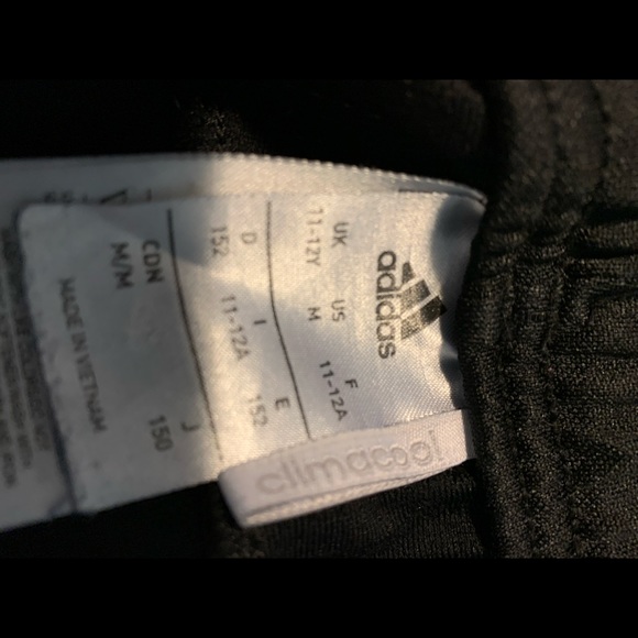 Boy’s Adidas Tapered Track Pants - Picture 2 of 2